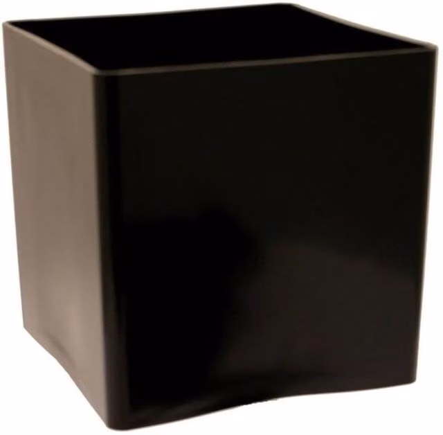 KDMD Black Acrylic Cube Tabletop Decor, 2 Pack, W/D/H: 15 x 15 x 15 cm