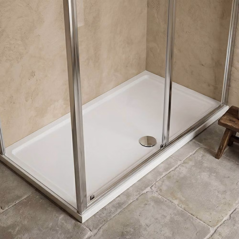 Balterley Premium Slip Resistant Rectangular Shower Tray, White, W: 170 cm, D: 90 cm – 2
