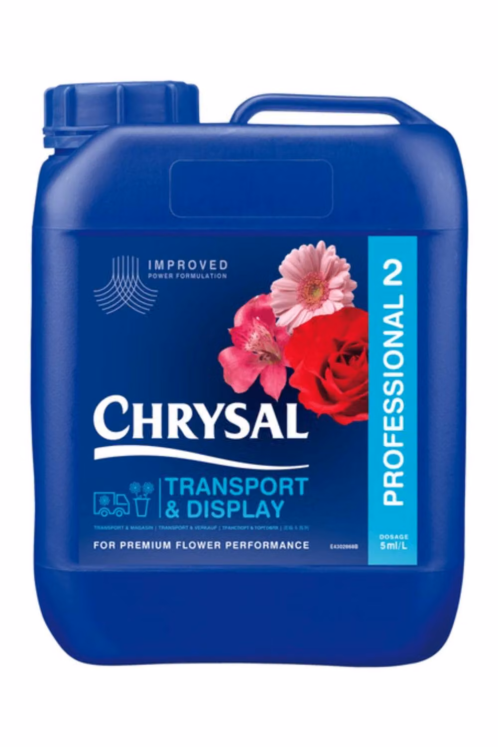 Chrysal Professional 2 Concentrated Cut Flower Food, 10 l, Blue – 2