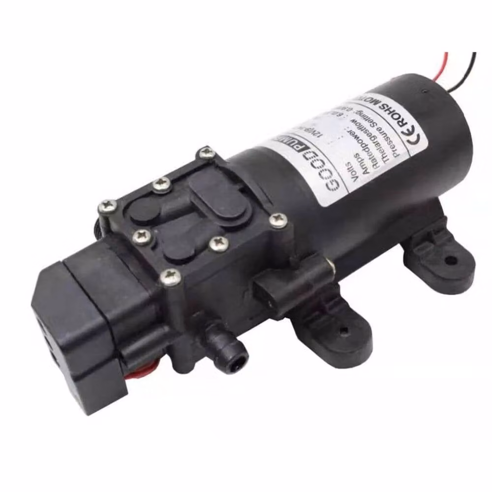 NESTLUNE 130PSI Self Priming Diaphragm Water Pump, Black – 4