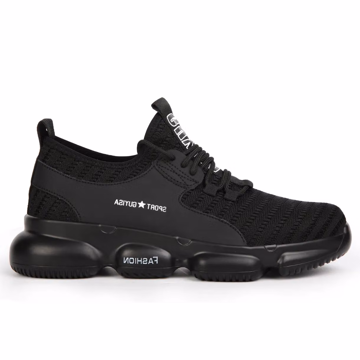 Safety Brands Mens S1P Safety Trainers with Steel Toe Cap, Lightweight and Water Resistant, Black, Size 10 – 4