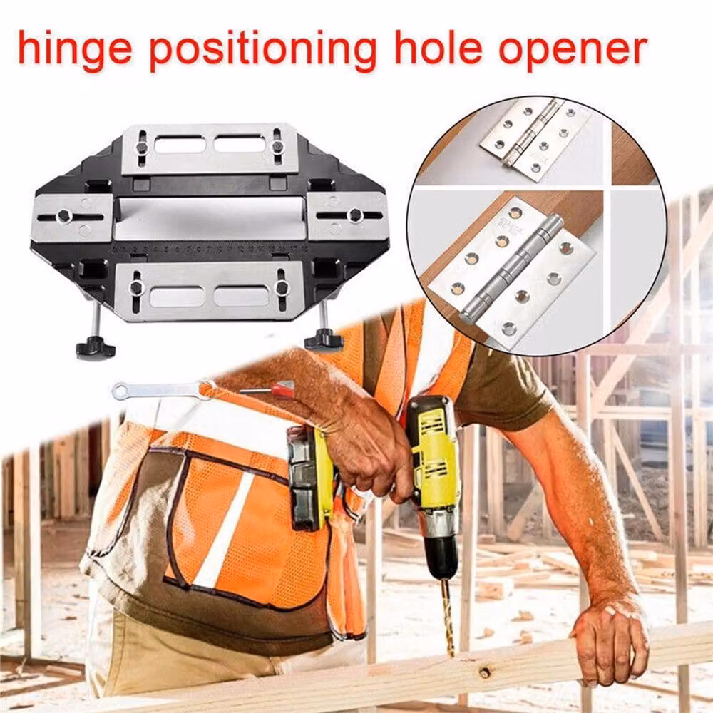 Nordara Stainless Steel Wooden Door Hinge Jig Router Slotting Tool in Multicolour – 2