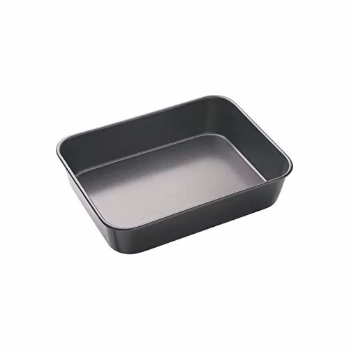 MasterClass Non-Stick Rectangular Roasting Tin, Grey, W: 39 cm, D: 28 cm, H: 7 cm