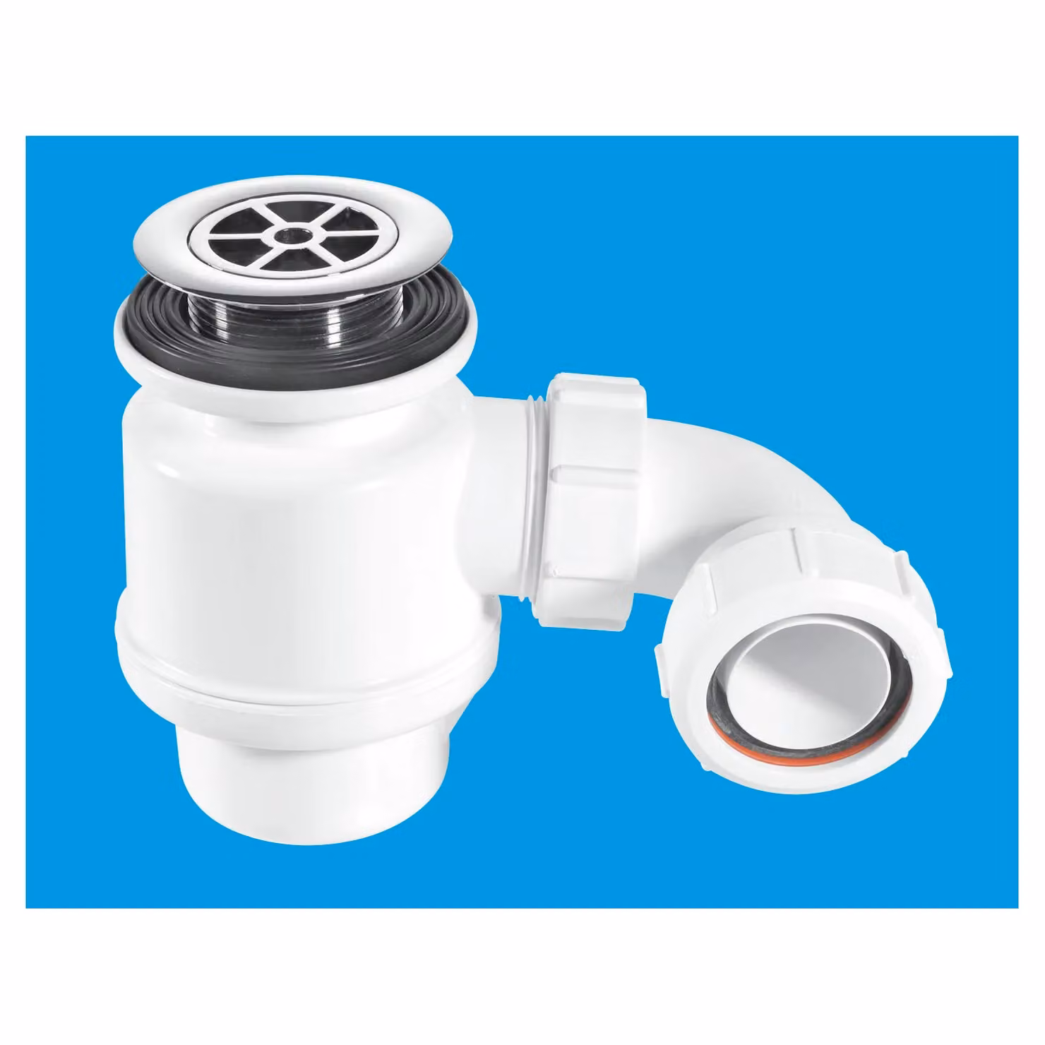 McAlpine 1.5 inch 50mm Seal Resealing Shower Trap STW4-RB in White – 2