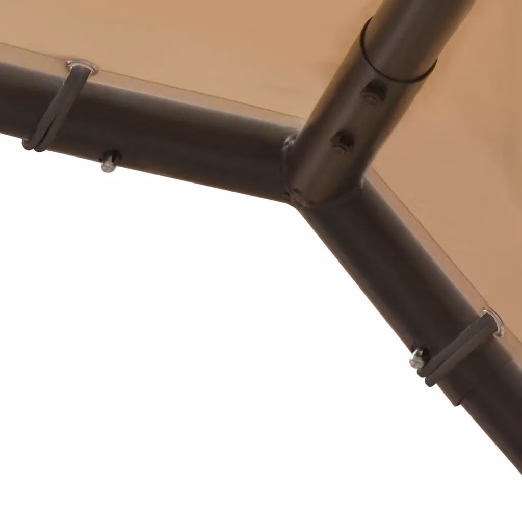 Berkfield Home Canopy Tent in Beige, W 3 x D 3 m, Steel and Polyester – 3