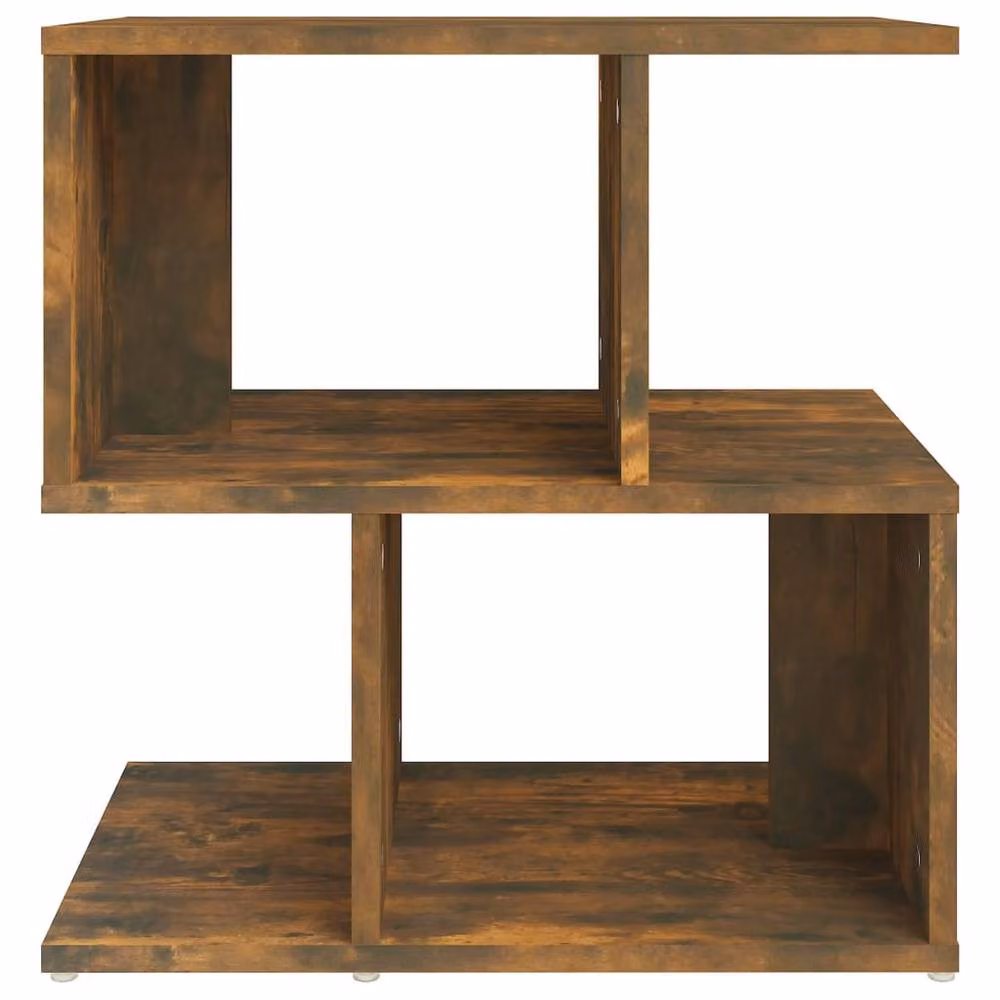 Berkfield Home Modern Wall Mounted Bedside Cabinet in Smoked Oak Brown, W: 50 cm, D: 30 cm, H: 51.5 cm – 4