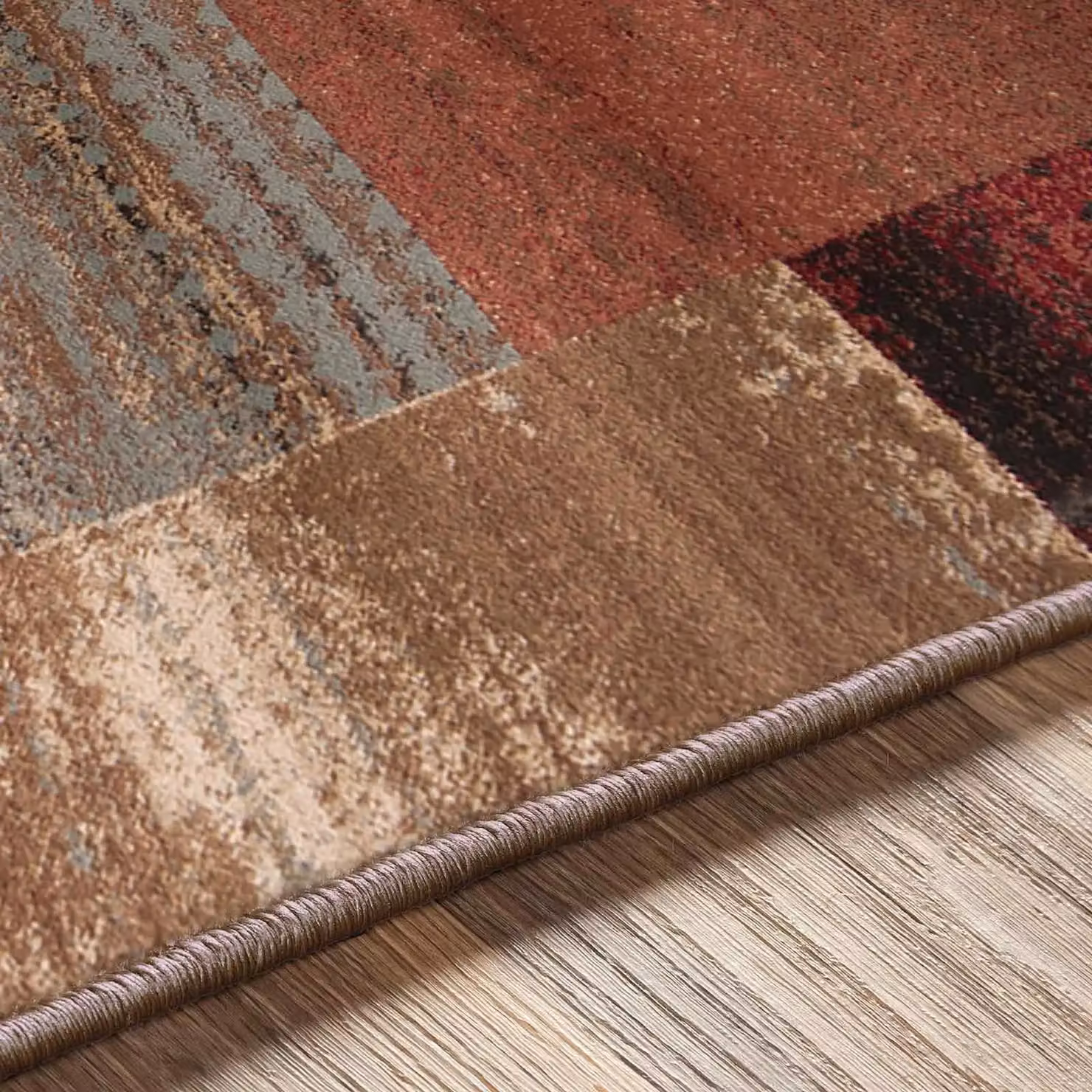 Livabliss Licourt Abstract Modern Runner Rug, Multicolour (Brown, Red, Grey), W/D/H: 60 x 225 cm – 6