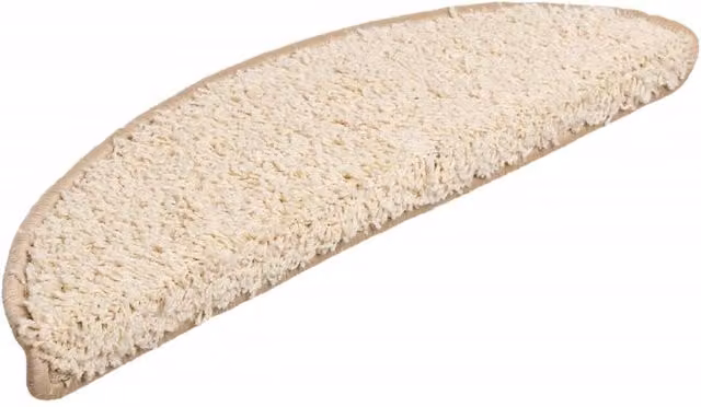 Berkfield Home Self-Adhesive Stair Mats, 10 Pack, Beige, W: 56 cm, D: 17 cm, H: 3 cm