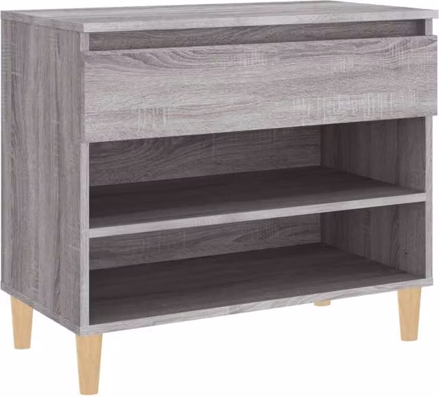 Berkfield Home Grey Sonoma Shoe Cabinet W/D/H: 70 x 36 x 60 cm – 1