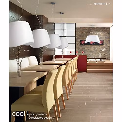 Netlighting Mantra Cool White Table Lamp with E27 Dimmable Bulbs – 5