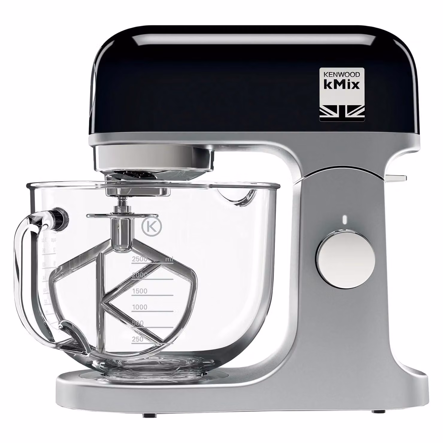 Kenwood Stand Mixer in Black with Glass Bowl and Lasagne Roller – 2