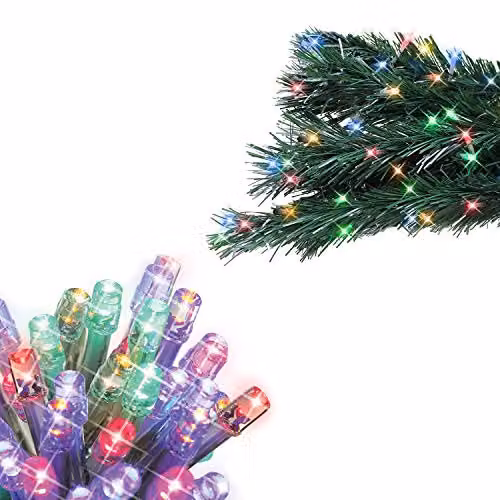 The Christmas Workshop 240 LED Multi-Coloured Static String Lights, 16.7 Metres, Mains Operated – 3