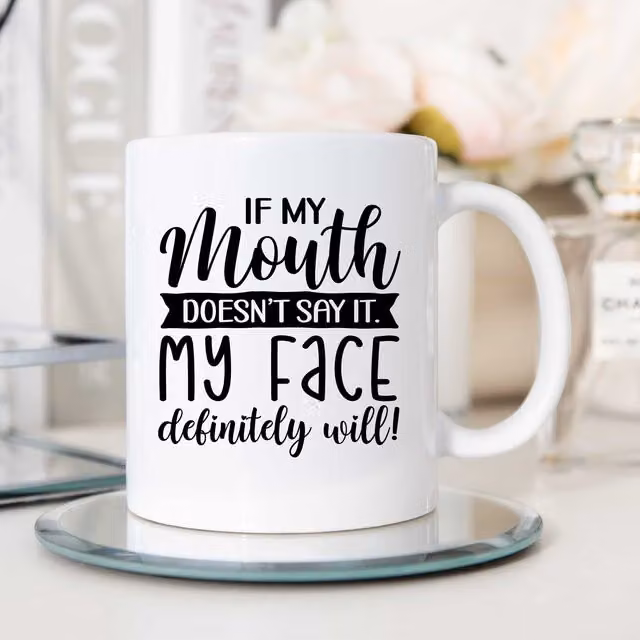 60 Second Makeover Sarcasm Mug in White Ceramic
