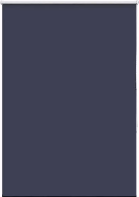 Berkfield Home Blue Polyester Blackout Roller Blind with Thermal Insulation, W: 100 cm, H: 150 cm