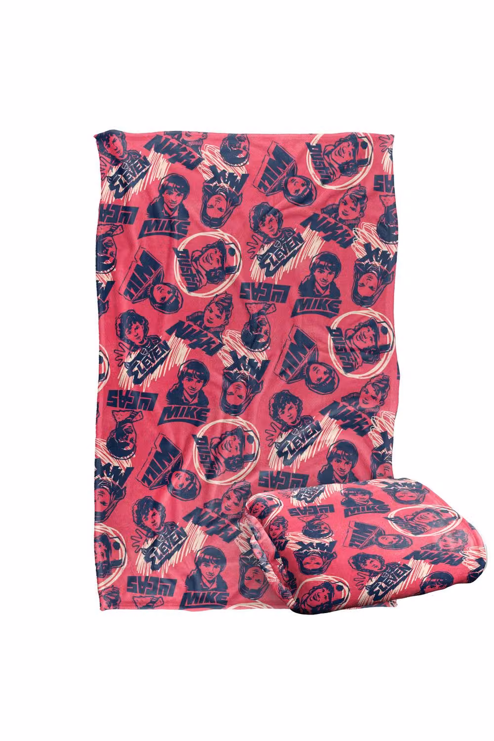 Netflix Stranger Things Tales From 85 Friends Pattern Multicolour Fleece Throw Blanket, W/D/H: 91 x 147 cm – 2