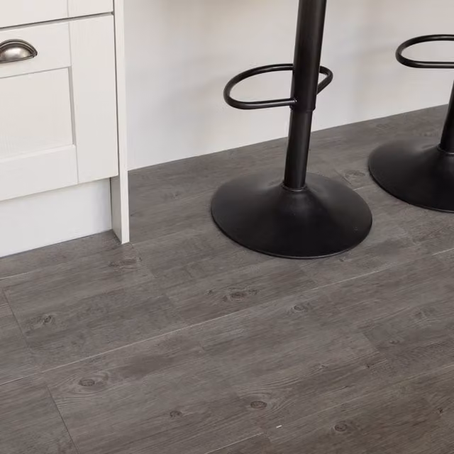 d-c-fix Grey Wood Look Self-adhesive Vinyl Floor Tiles in Grey