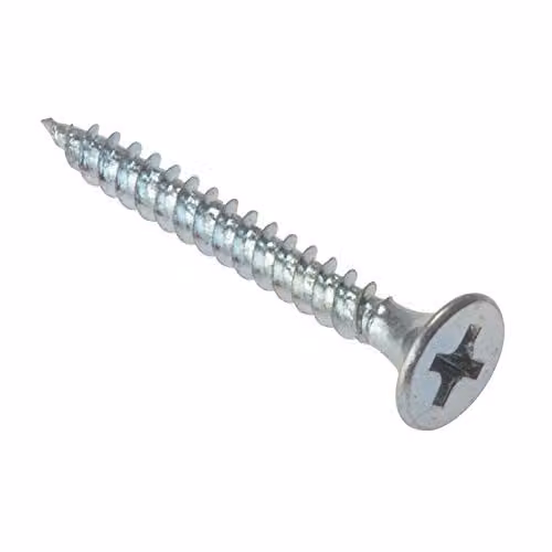 ForgeFix Drywall Screws, Silver, Phillips Self-Countersinking, W/D/H: 3.5 x 38 mm