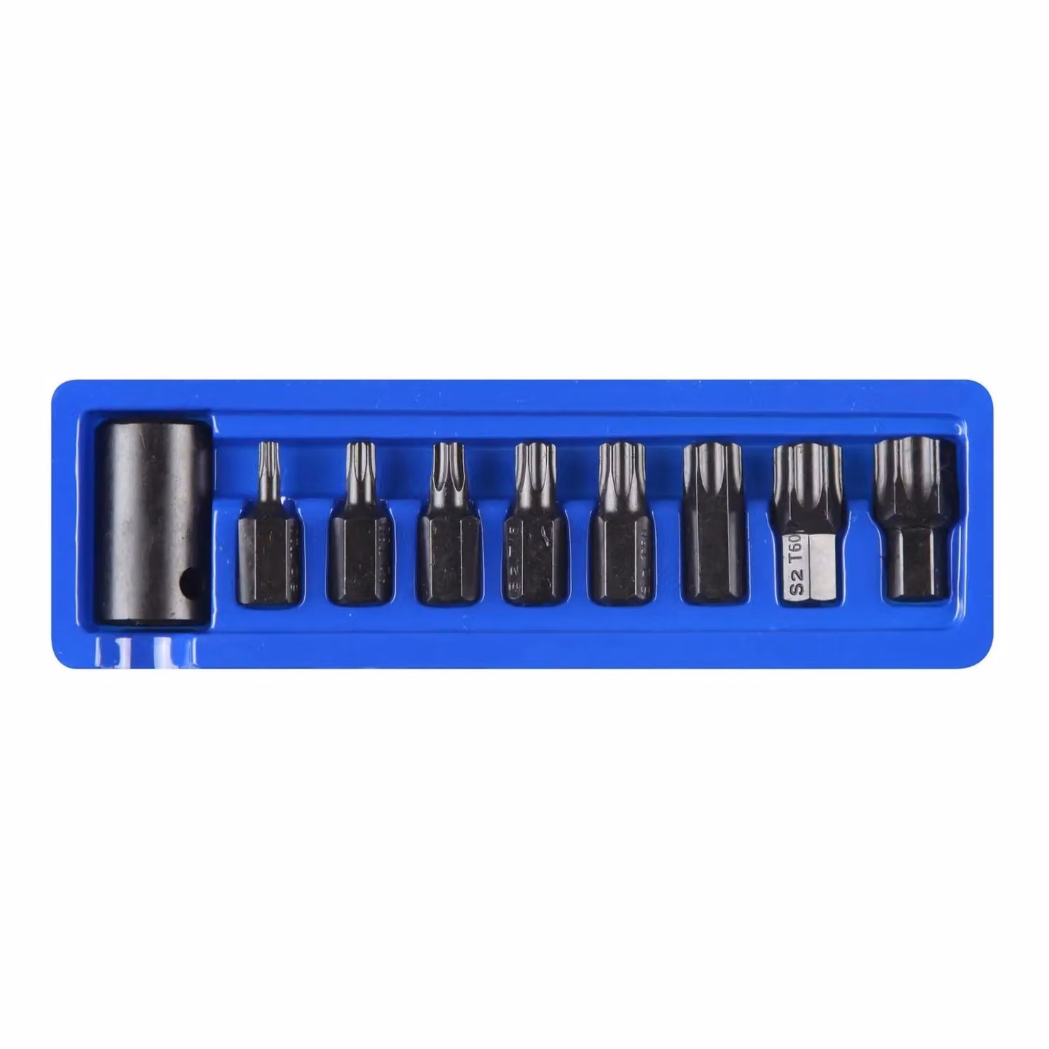 Bluespot Tools 9 Piece 1/2in Impact Torx Screwdriver Bit Set, Multicolour Steel – 2