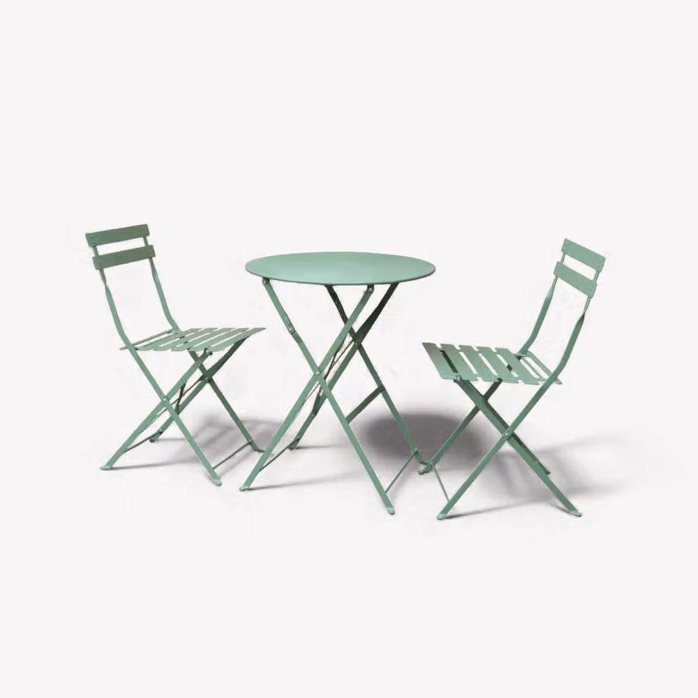 Royalcraft Padstow Folding Bistro Set in Green – 2