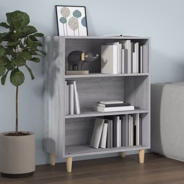 Berkfield Home Grey Sonoma Sideboard in Engineered Wood W/D/H: 69.5 x 32.5 x 90 cm – 1
