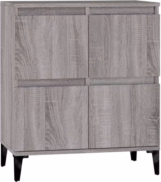 Berkfield Home Grey Sonoma Sideboard in Engineered Wood W/D/H: 60 x 35 x 70 cm