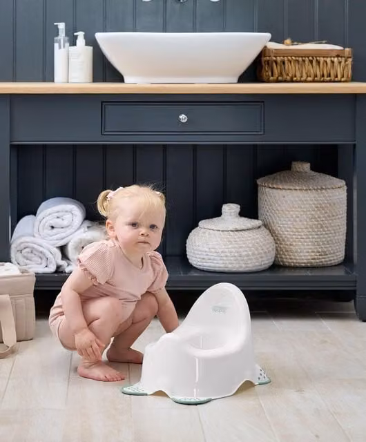 Mamas & Papas Anti Slip Standalone Potty in Eucalyptus Green and White