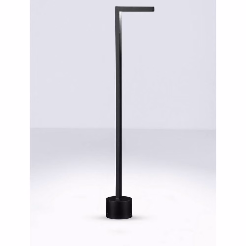 Netlighting Pipe Outdoor LED Bollard, Sandy Black, Height: 64.5 cm – 2
