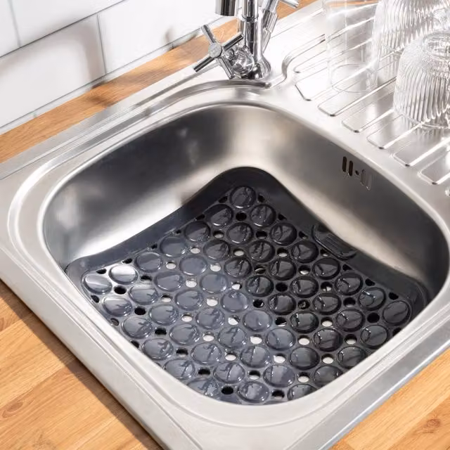 Kitchen Master Grey Silicone Sink Liner