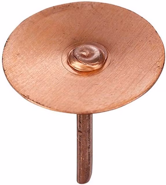 Unifix Copper Disc Rivets, 20mm, 100 Pack
