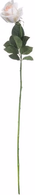 Hill Interiors Artificial Single Stem Tea Rose in Pink