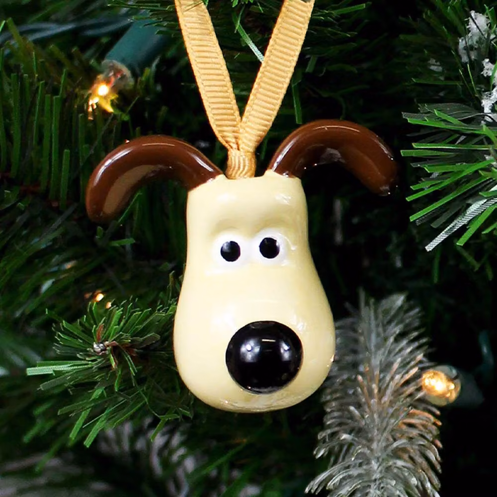 Wallace & Gromit Multicolour Ceramic Gromit Hanging Christmas Decoration – 2