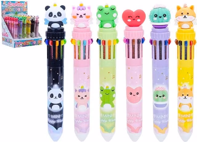 Cutie Multicolour 10 Colour Ink Pens for Children