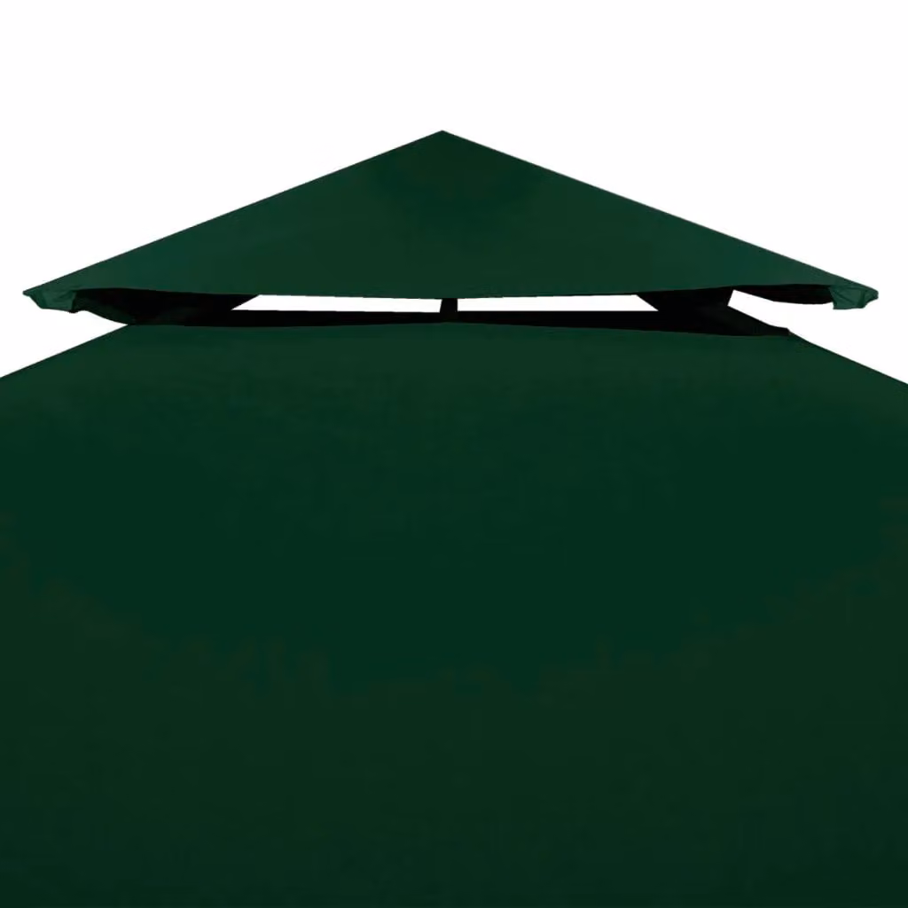 Berkfield Home Green PVC-Coated Gazebo Canopy Replacement Cover – 3