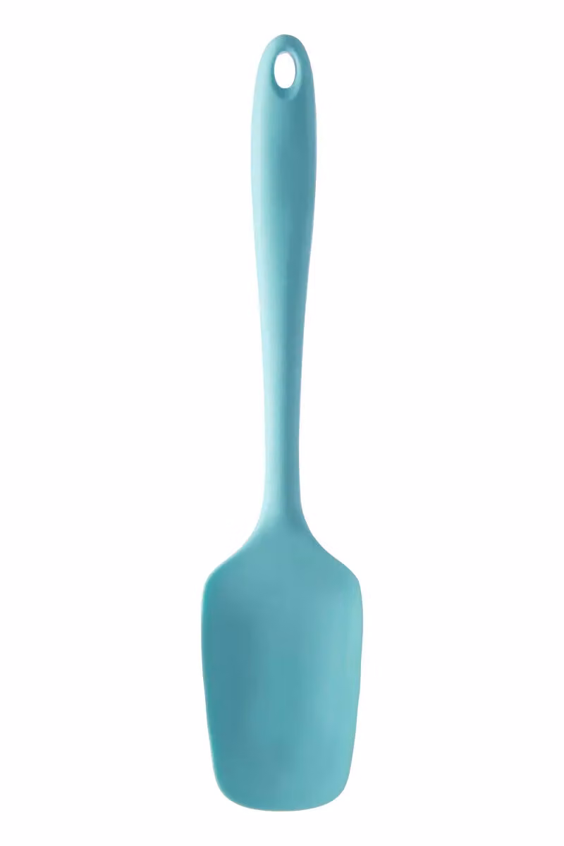 Orsina BPA-Free Silicone Turner in Turquoise and Green, Non-Scratch Spatula with Hanging Loop – 2