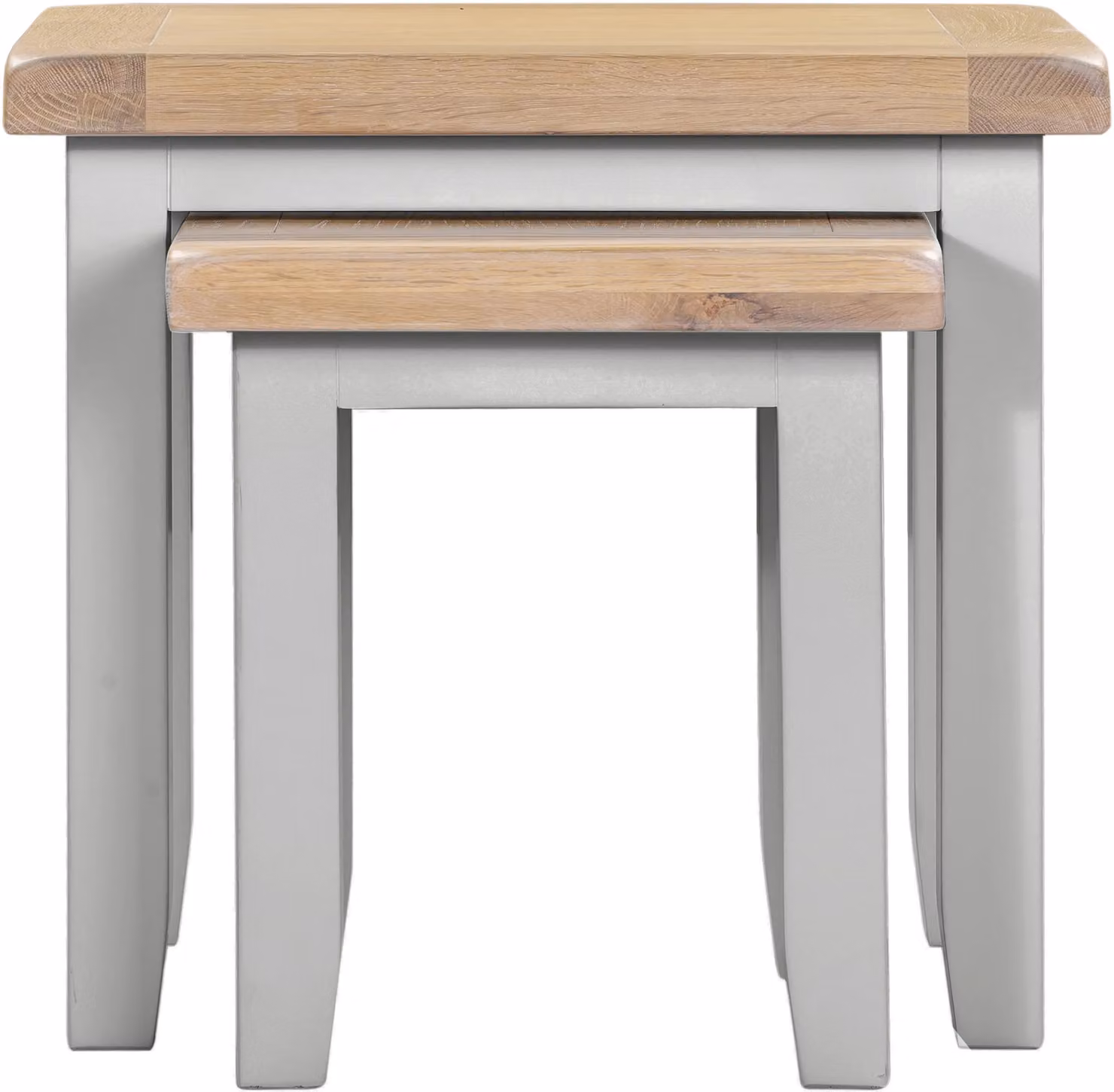 Seconique Windsor Nest of 2 Tables in Light Grey – 3