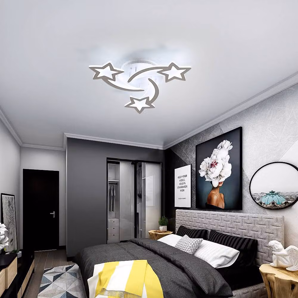 Pheashine Meteor LED Ceiling Light, White, Diameter: 54 cm, 40W, 4500LM, 6500K Cool White – 2