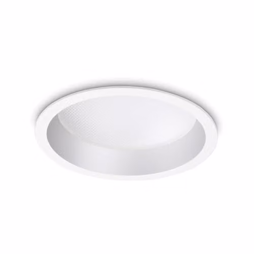 Netlighting Ideal Lux DEEP 20W Integrated LED Recessed Round Downlight in White, 4000K Cool White
