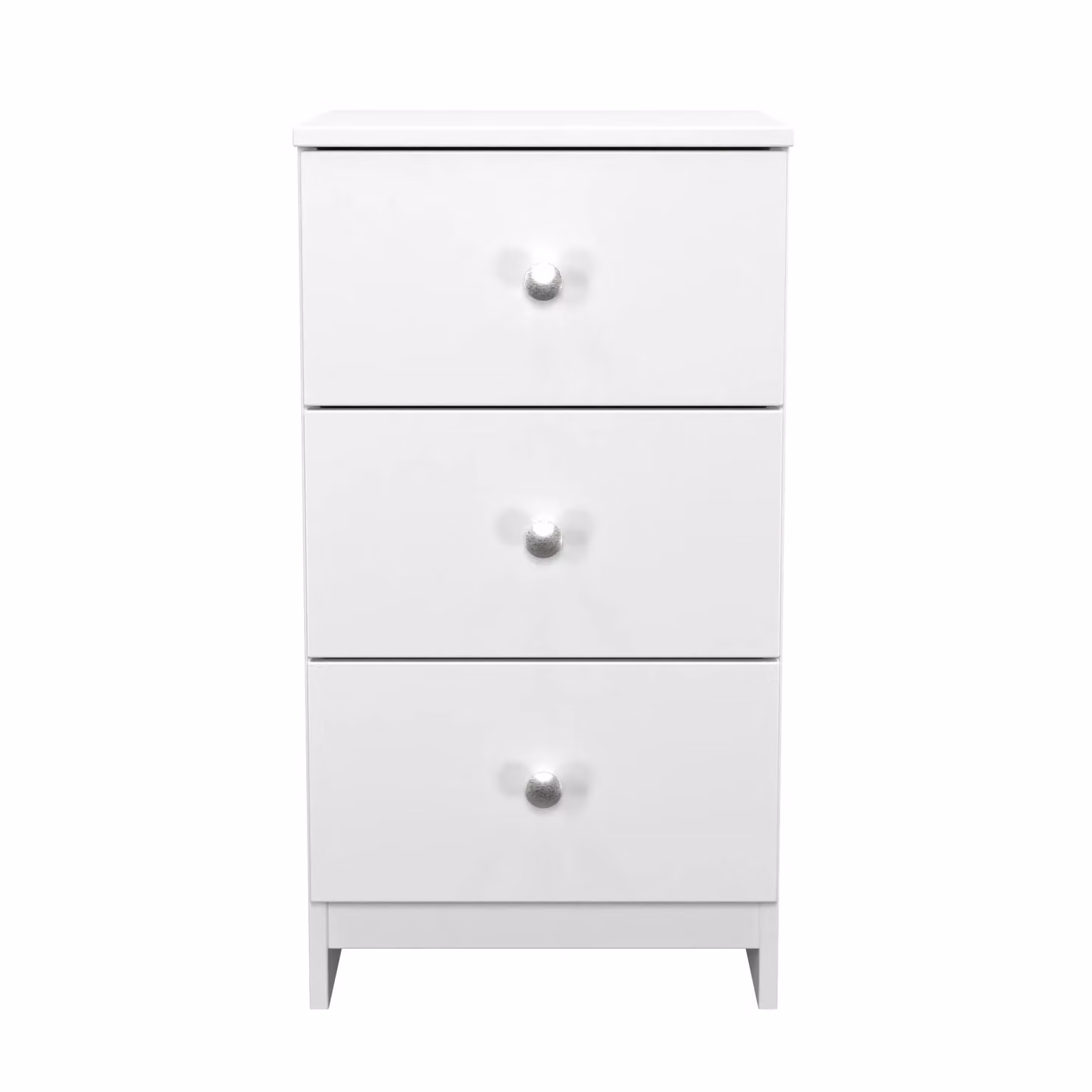 Ready Assembled 2 U Newlyn 3 Drawer Bedside Cabinet in White – 2