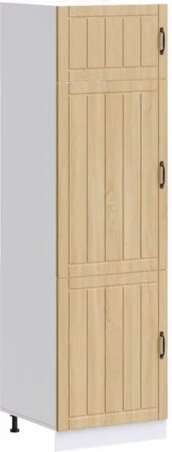 Berkfield Home Lucca Kitchen Wall Unit in Brown and White Sonoma Oak Engineered Wood