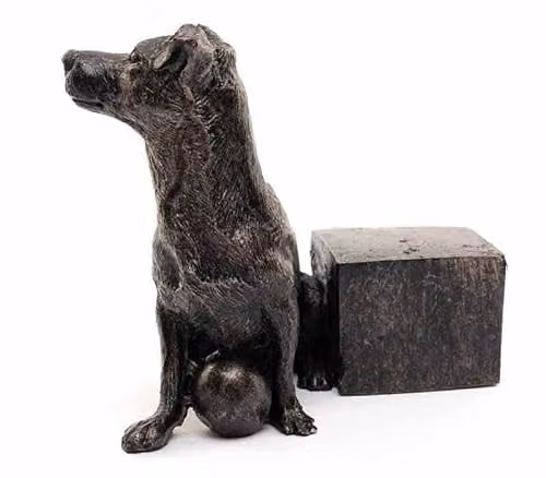 Jardinopia Antique Bronze Jack Russell Terrier Metal Plant Pot Feet, Set of 3 – 1