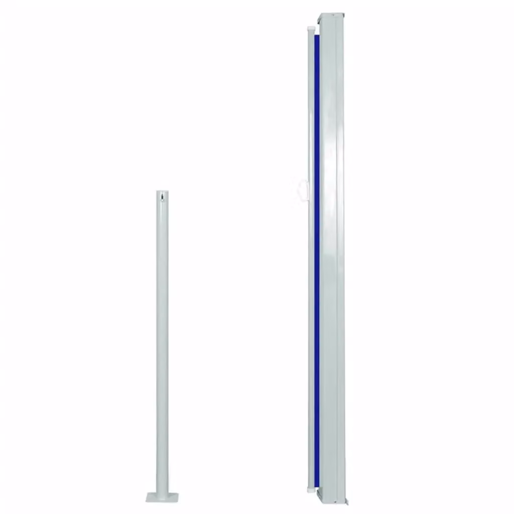 Berkfield Home Retractable Single Side Awning in Blue, W/H: 300 x 140 cm – 3