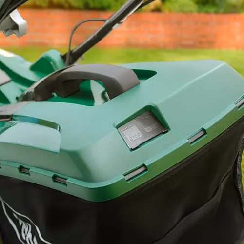 Webb Classic WEER36 Electric Rotary Lawnmower in Green and Black with 36cm Cutting Width and 45L Collection Bag – 6