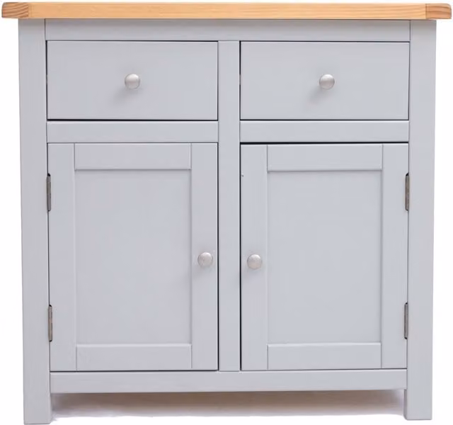 Cabinet Bits Argenta Light Grey 2 Door 2 Drawer Sideboard