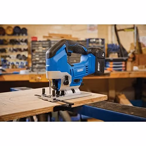 Draper D20 20V Brushless Jigsaw in Blue (Sold Bare) – 3