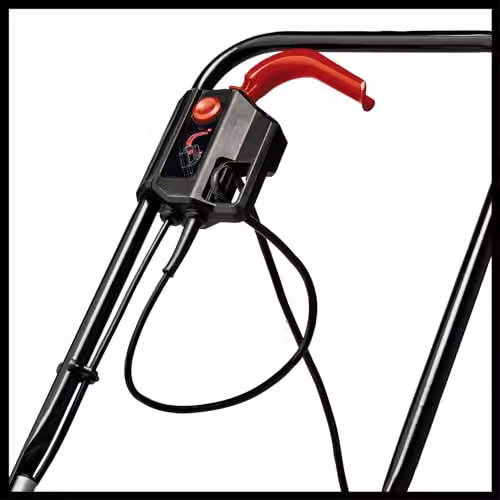 Einhell 1000W Electric Lawn Mower with 32cm Cutting Width and 30L Collection Bag in Red and Black – 5