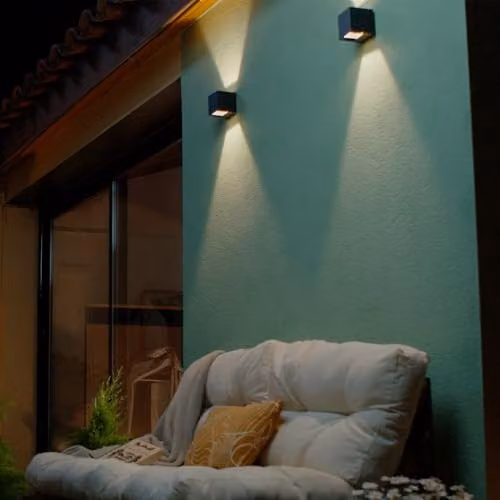 Netlighting Rex Outdoor LED Wall Fixture, Urban Grey and Black, IP54, 5.2W, 4000K, 267lm – 2