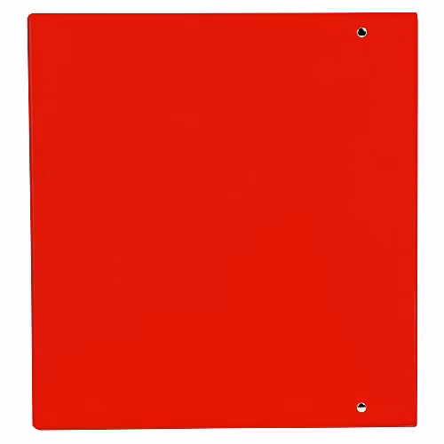 Exacompta Red A4 Rigid Ring Binder with 4 Rings and 3 Pockets – 5