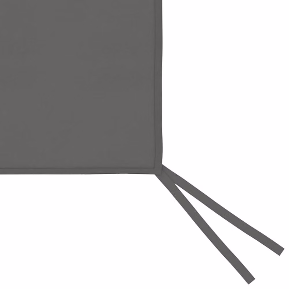 Berkfield Home Gazebo Sidewall with Windows, Anthracite and Black, W: 600 cm, D: 200 cm – 3