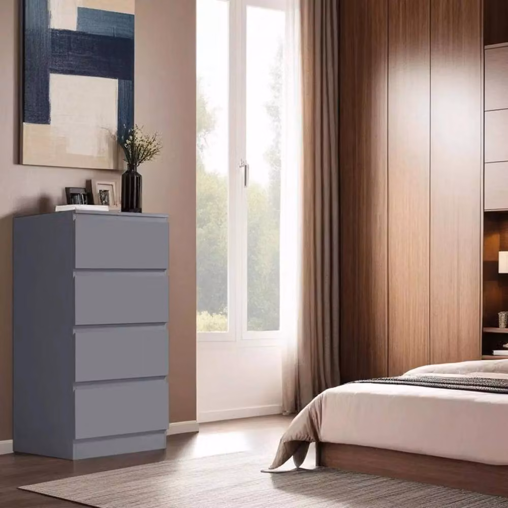 FORGEVIO 4 Drawer Chest of Drawers in Matt Dark Grey – 3