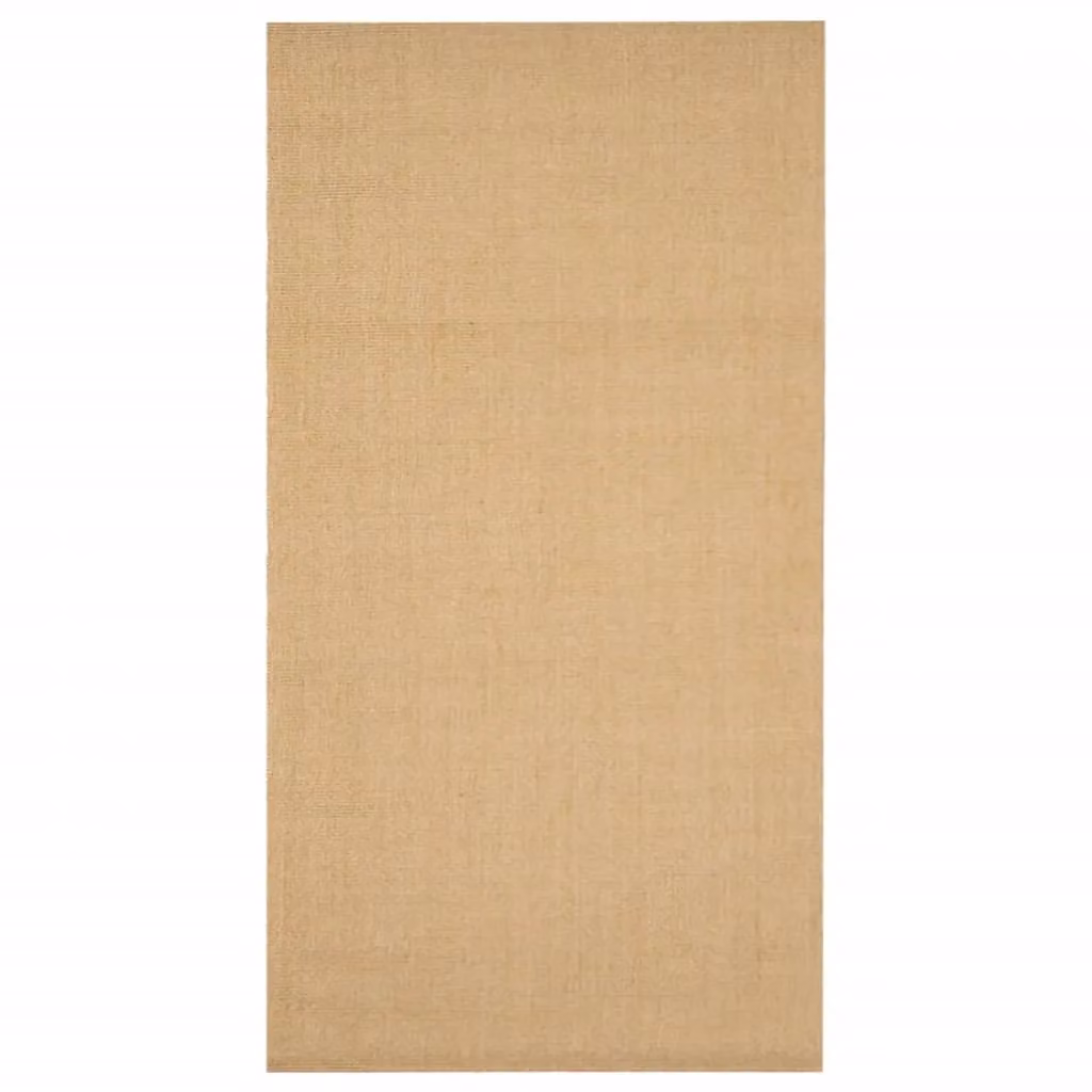 Berkfield Home Natural Sisal Round Rug in Brown, Diameter: 80 cm – 2